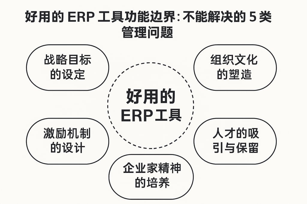 好用的 ERP 工具功能边界：不能解决的 5 类管理问题